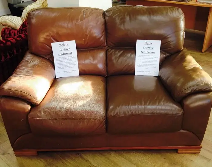 Leather sofa restoration blog